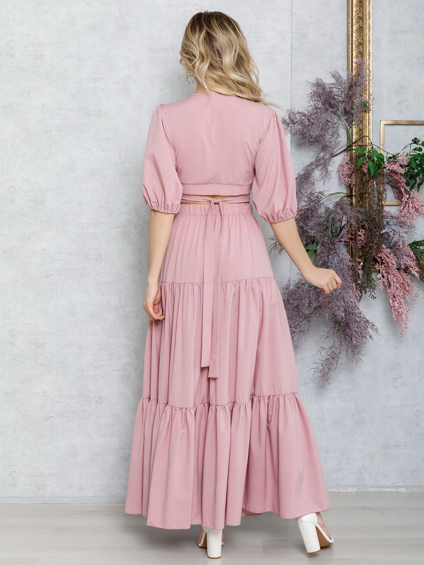 Костюмы ISSA Plus модель 12614_pink Костюмы ISSA Plus модель 12614_pink Фото