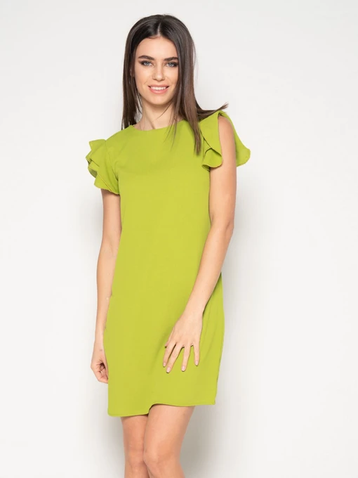 Сукні ISSA Plus модель 10403_olive Фото
