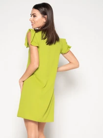 Платья ISSA Plus модель 10403_olive Фото