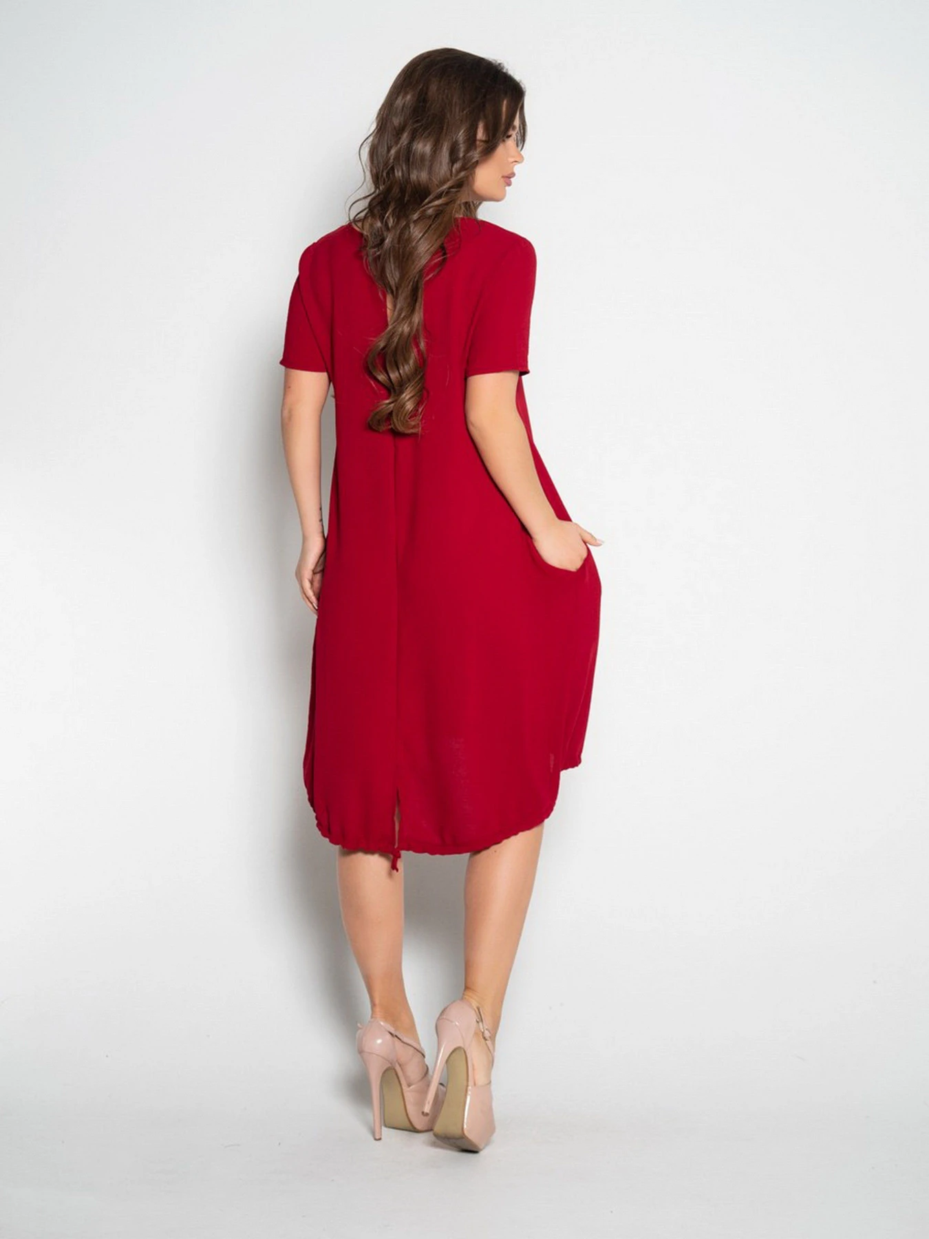 Платья ISSA Plus модель 10497_burgundy Платья ISSA Plus модель 10497_burgundy Фото