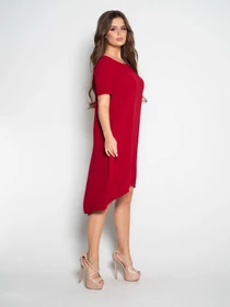 Платья ISSA Plus модель 10497_burgundy Фото