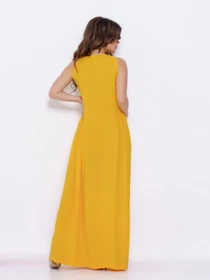 Платья ISSA Plus модель 10630_mustard Фото