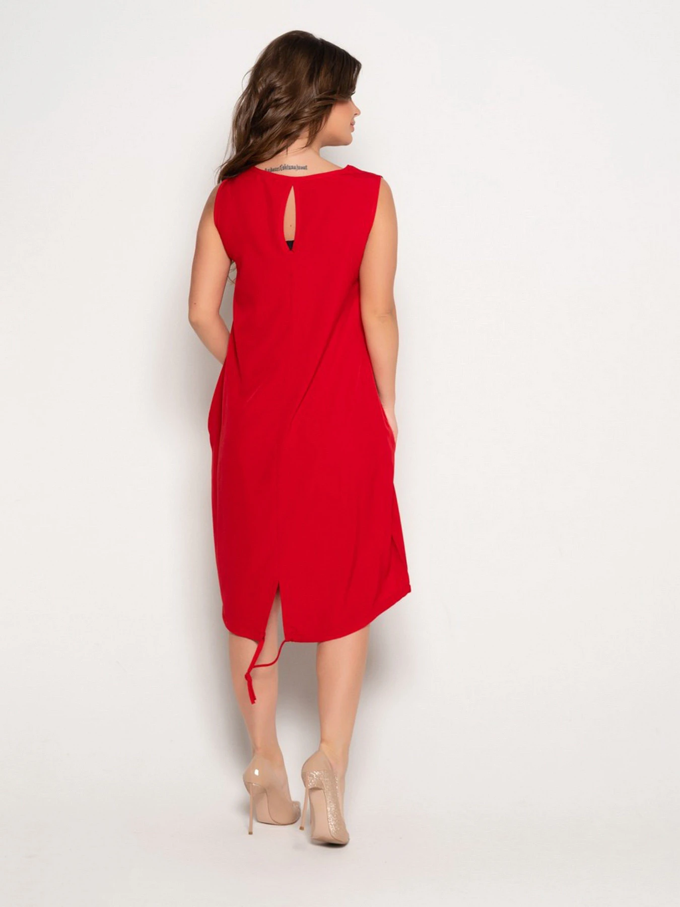 Платья ISSA Plus модель 10805_red Платья ISSA Plus модель 10805_red Фото