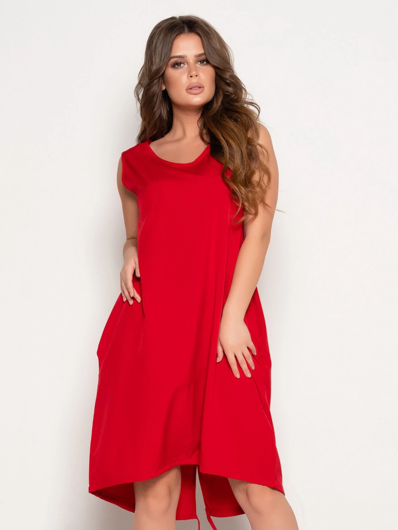 Платья ISSA Plus модель 10805_red Платья ISSA Plus модель 10805_red Фото
