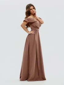 Сукні ISSA Plus модель 10816_brown Фото