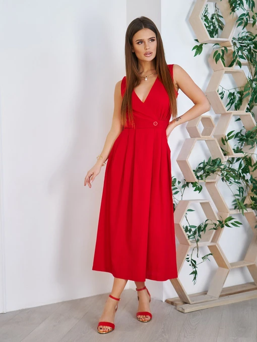 Сукні ISSA Plus модель 11757_red Фото