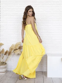 Платья ISSA Plus модель 12027_yellow Фото