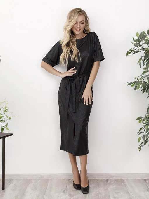Платья ISSA Plus модель 12159_black Фото