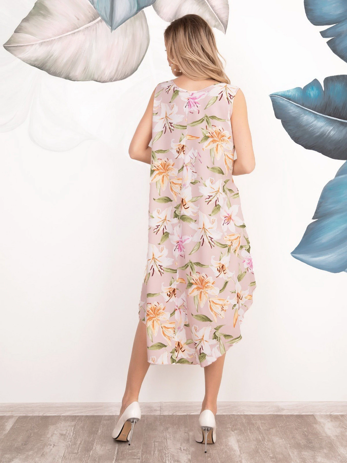Платья ISSA Plus модель 12523_pink Платья ISSA Plus модель 12523_pink Фото