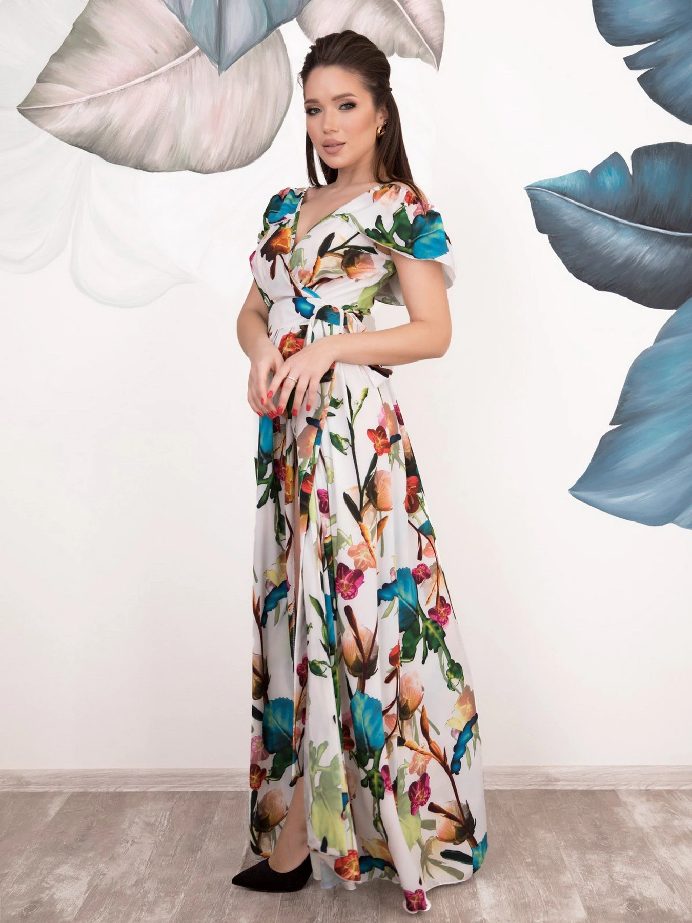 Сукні ISSA Plus модель 12527_multicolor Сукні ISSA Plus модель 12527_multicolor Фото
