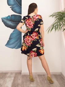 Платья ISSA Plus модель 12546_blue Фото