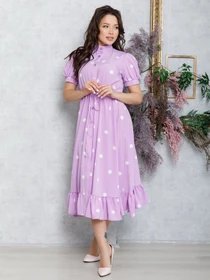 Платья ISSA Plus модель 12553_lilac Фото