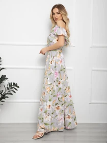 Сукні ISSA Plus модель 12554_grey Фото