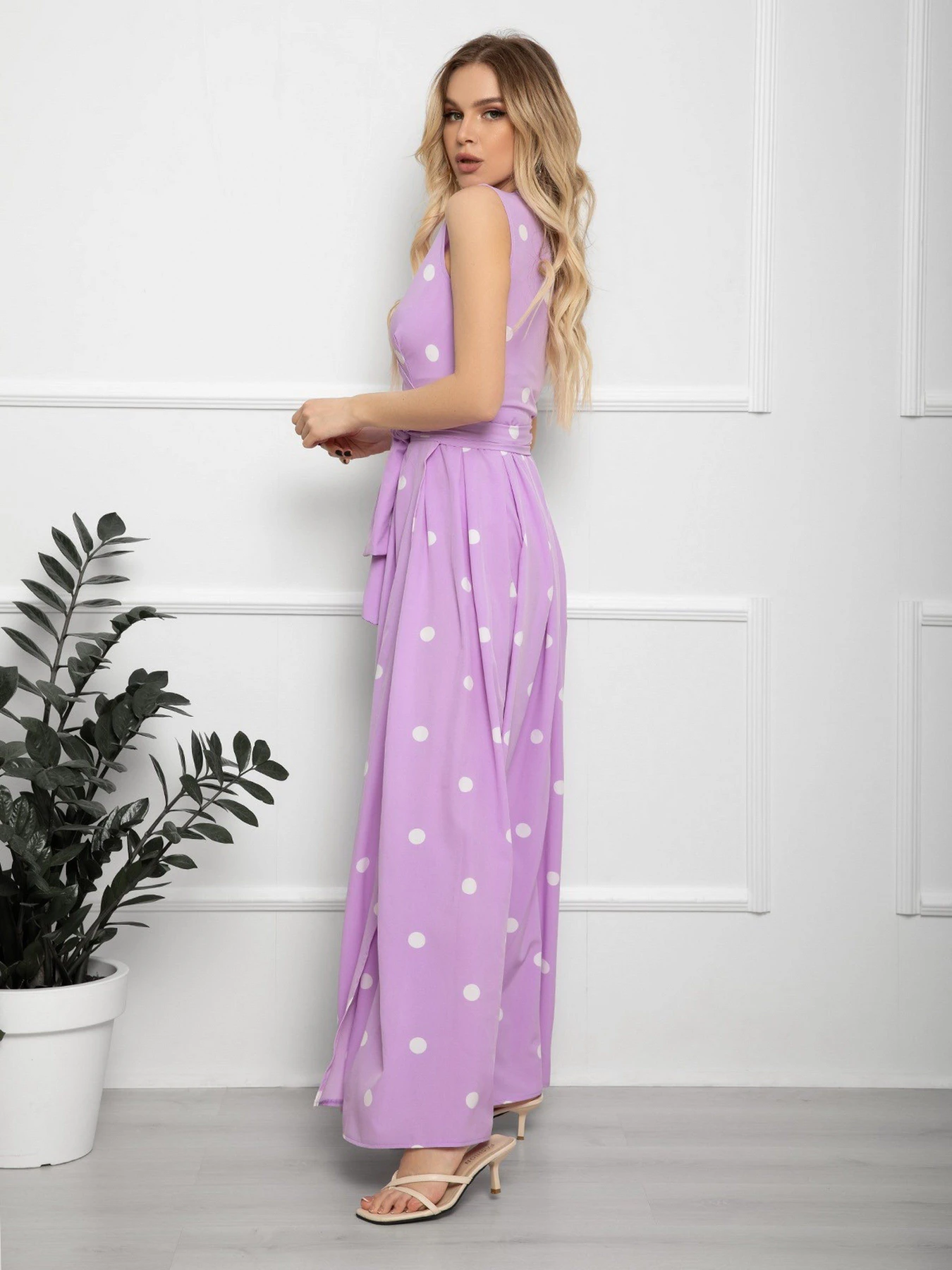 Платья ISSA Plus модель 12555_lilac Фото