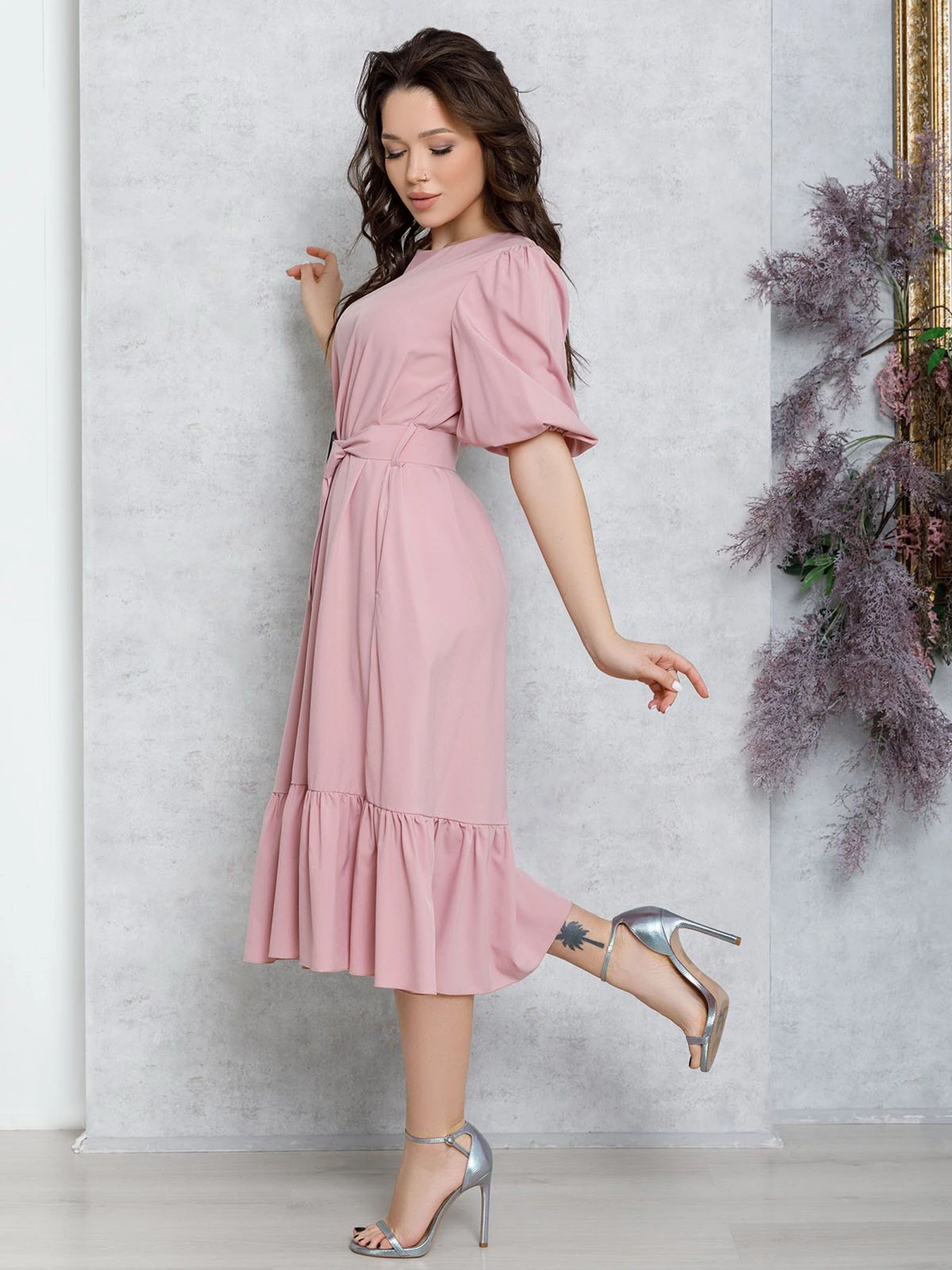 Сукні ISSA Plus модель 12583_pink Фото