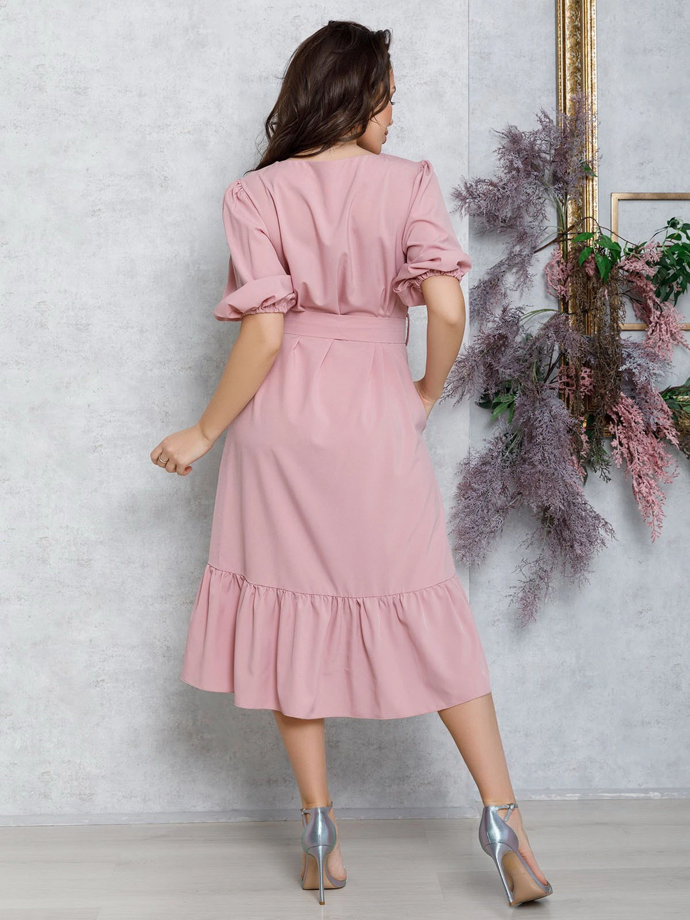 Сукні ISSA Plus модель 12583_pink Фото