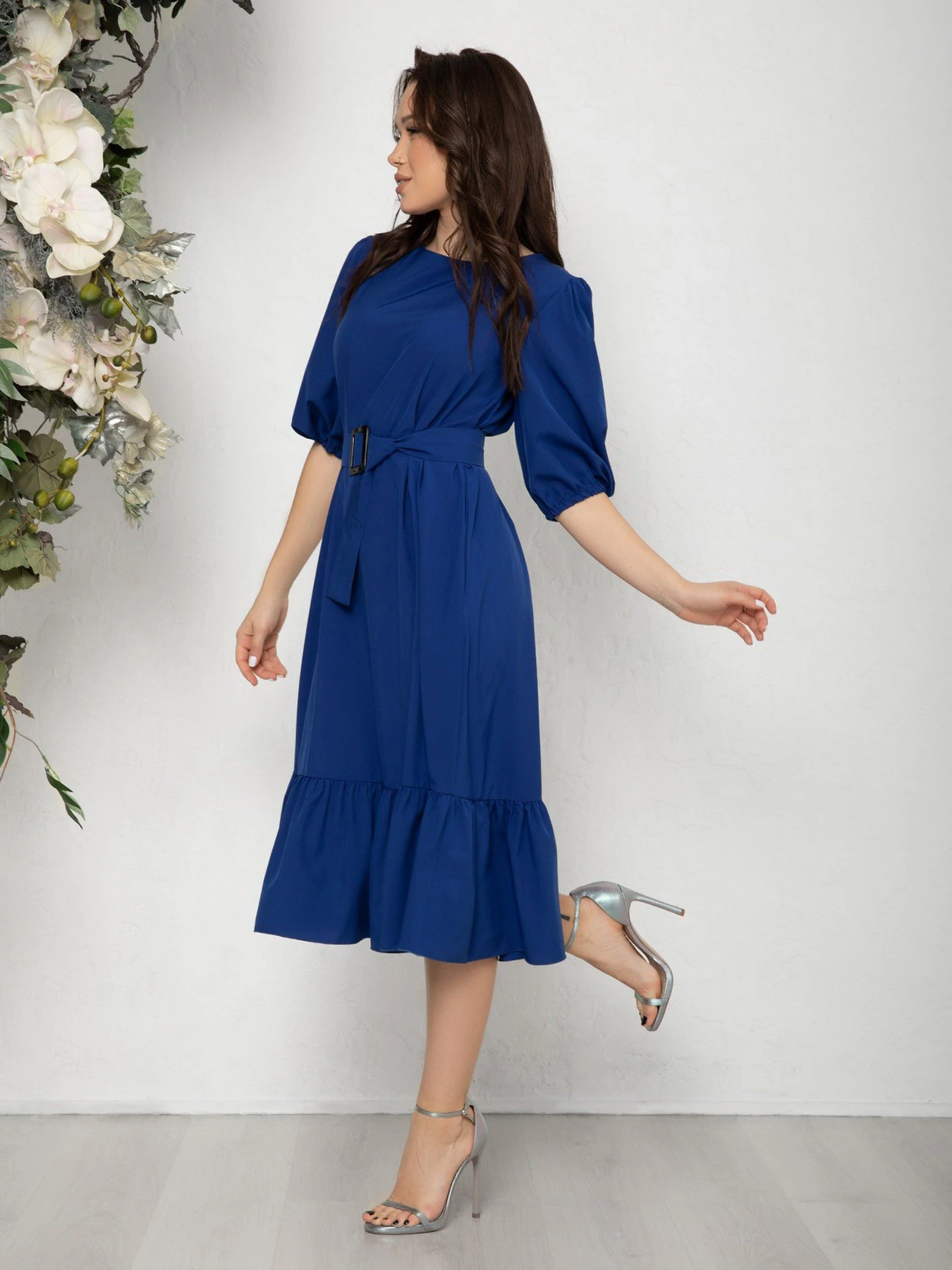 Платья ISSA Plus модель 12583_blue Платья ISSA Plus модель 12583_blue Фото