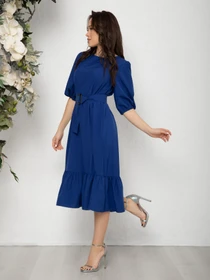 Платья ISSA Plus модель 12583_blue Фото