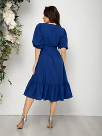 Платья ISSA Plus модель 12583_blue Фото