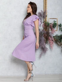 Сукні ISSA Plus модель 12591_lilac Фото