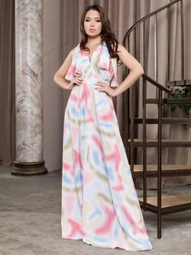 Платья ISSA Plus модель 12623_multicolor Фото