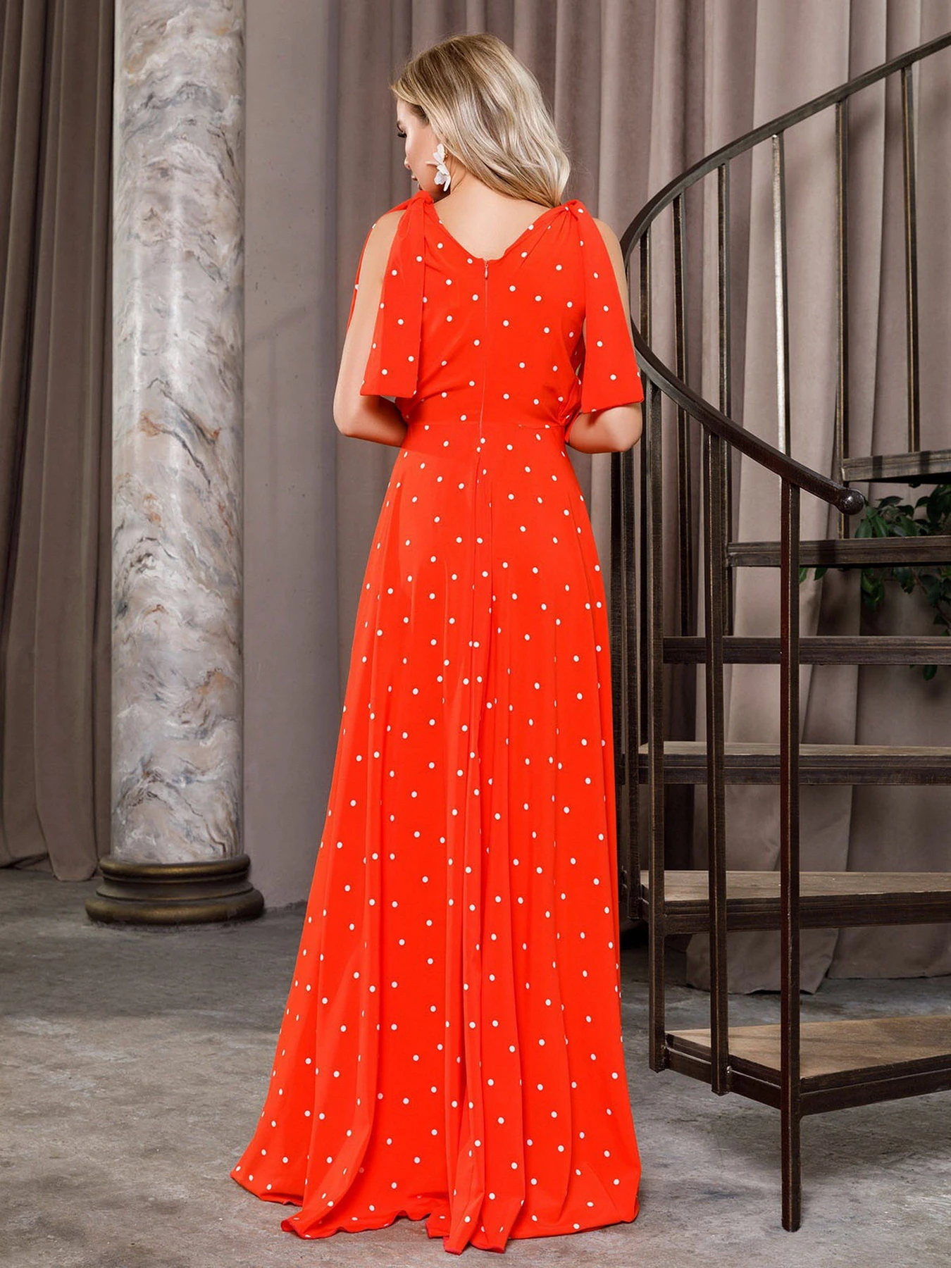 Платья ISSA Plus модель 12625_orange Платья ISSA Plus модель 12625_orange Фото
