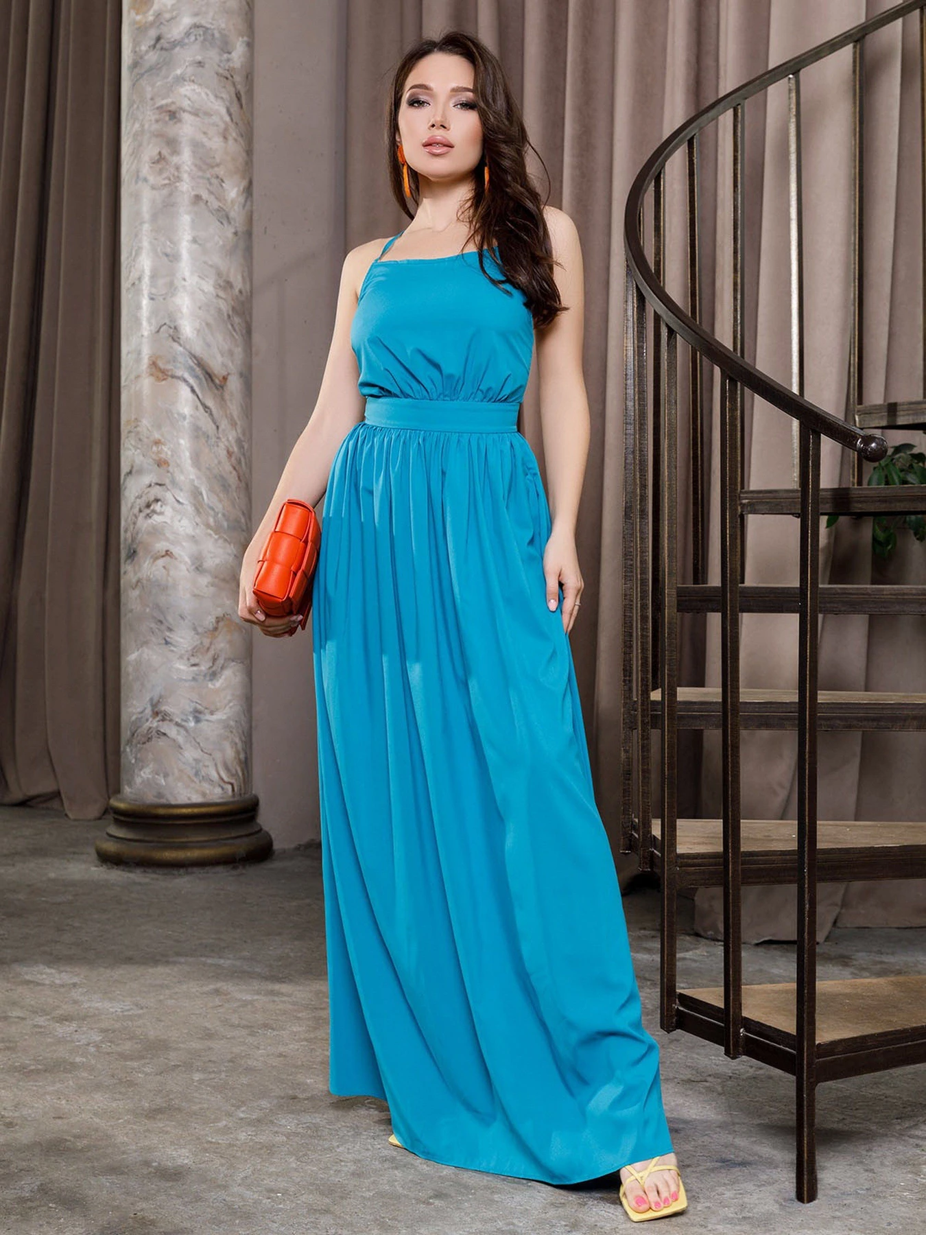 Платья ISSA Plus модель 12651_turquoise Платья ISSA Plus модель 12651_turquoise Фото