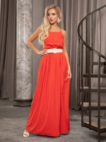 Платья ISSA Plus модель 12651_red Фото