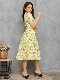 Сукні ISSA Plus модель 12702_yellow Фото