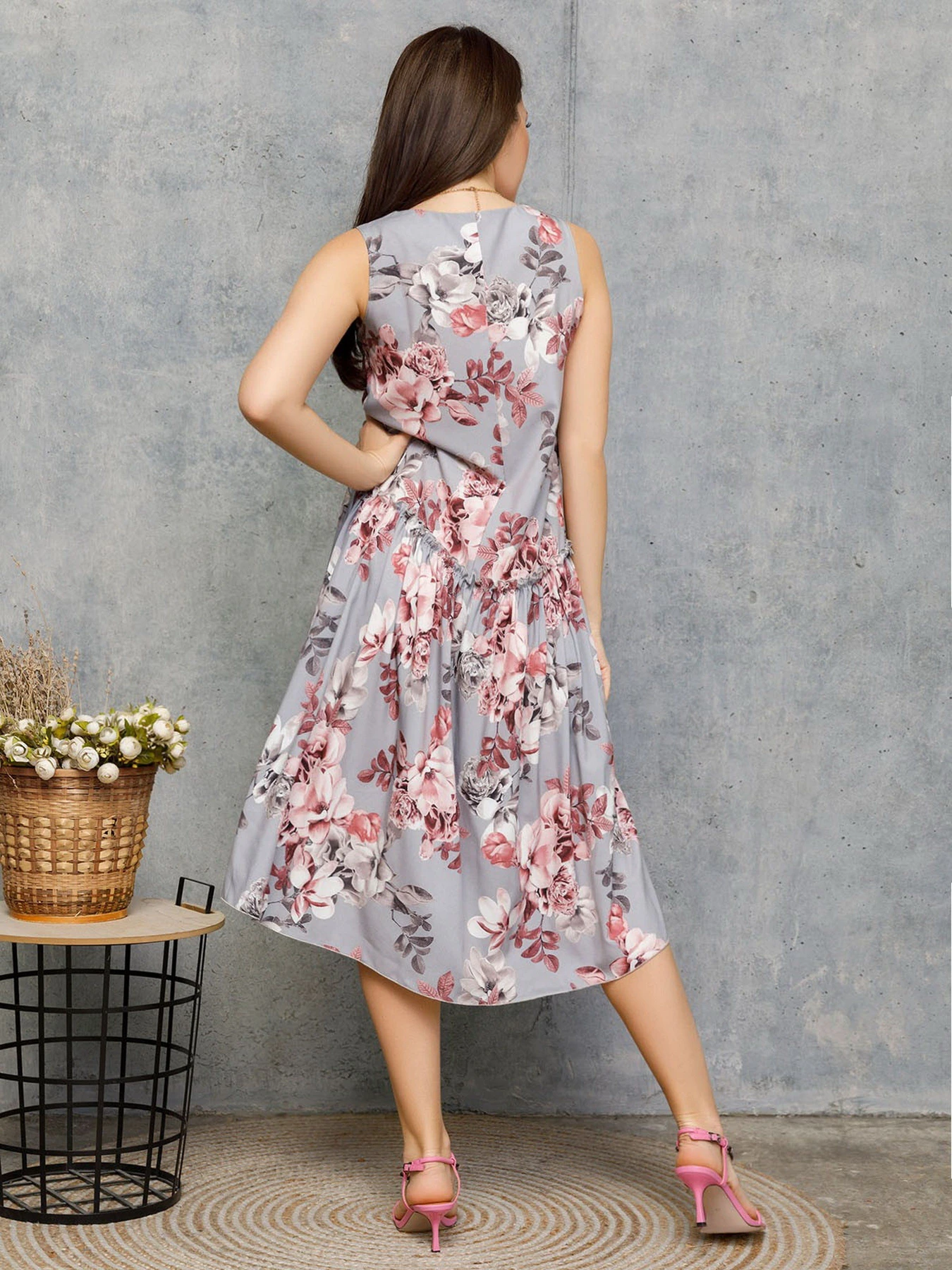 Платья ISSA Plus модель 12704_grey Платья ISSA Plus модель 12704_grey Фото