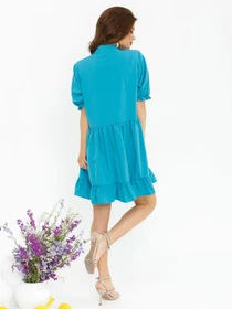 Платья ISSA Plus модель 12773_turquoise Фото