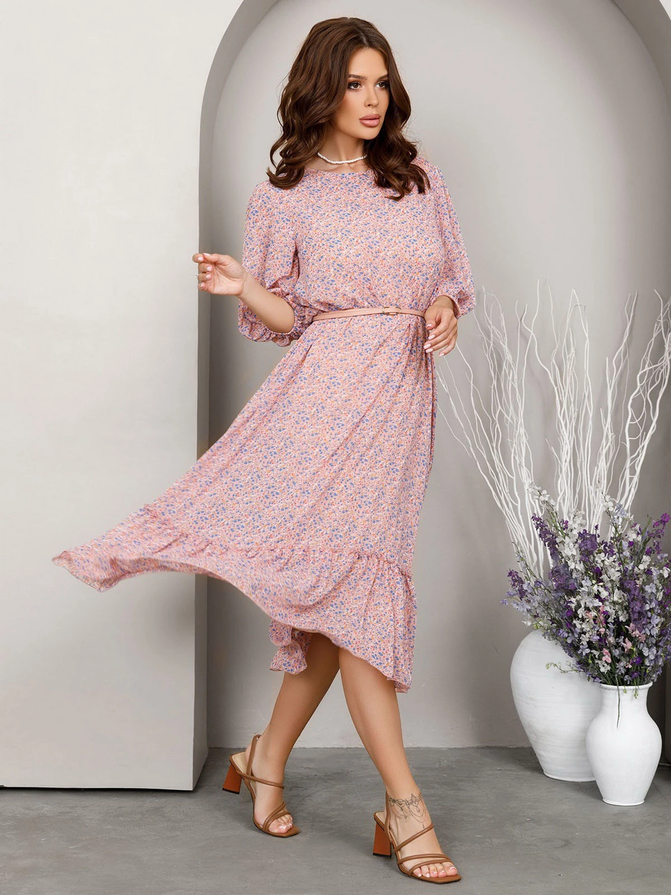 Сукні ISSA Plus модель 12810_multicolor Сукні ISSA Plus модель 12810_multicolor Фото