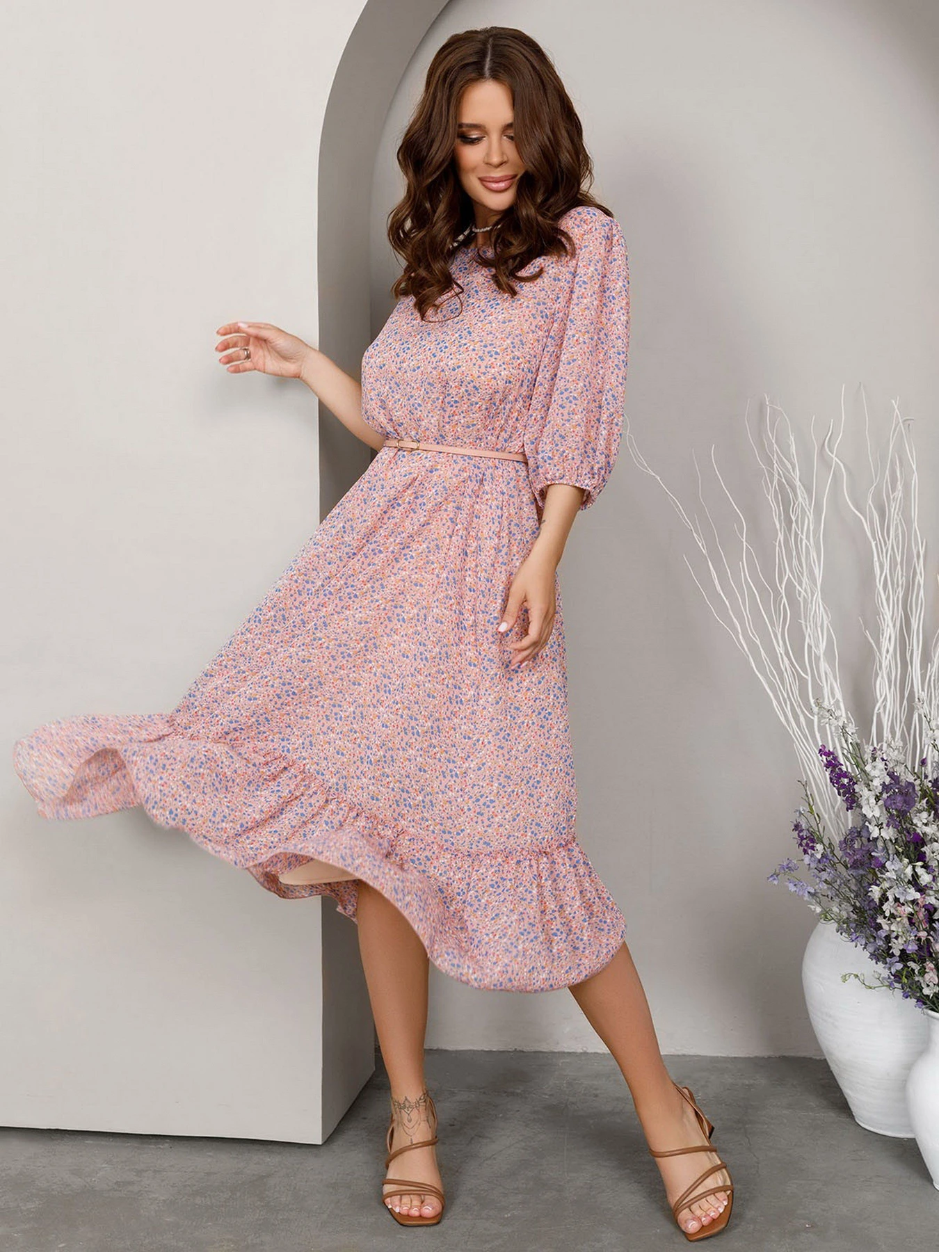 Сукні ISSA Plus модель 12810_multicolor Сукні ISSA Plus модель 12810_multicolor Фото