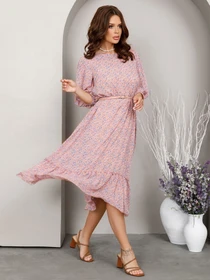 Сукні ISSA Plus модель 12810_multicolor Фото