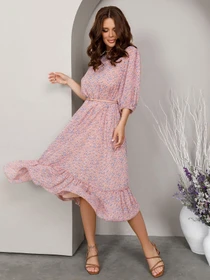 Сукні ISSA Plus модель 12810_multicolor Фото