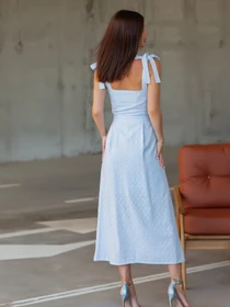 Платья ISSA Plus модель 12833_blue Фото