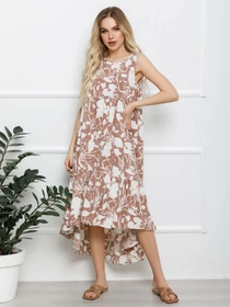 Сукні ISSA Plus модель SA-196_beige Фото