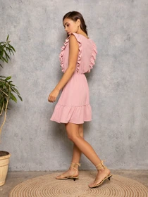 Платья ISSA Plus модель SA-235_pink Фото
