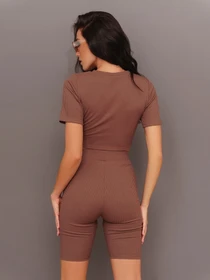 Костюмы ISSA Plus модель 13280_brown Фото
