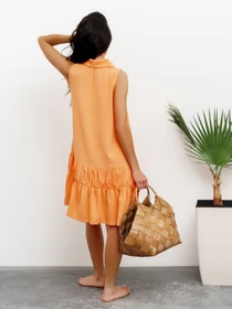 Сукні ISSA Plus модель SA-415_orange Фото