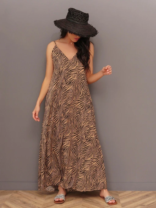 Платья ISSA Plus модель 13418_brown Фото