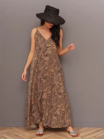 Платья ISSA Plus модель 13418_brown Фото