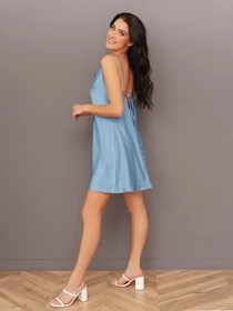 Платья ISSA Plus модель 13425_blue Фото