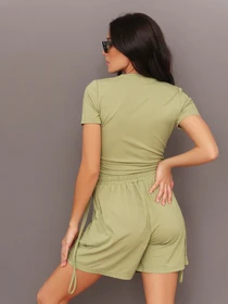 Костюми ISSA Plus модель 13428_olive Фото