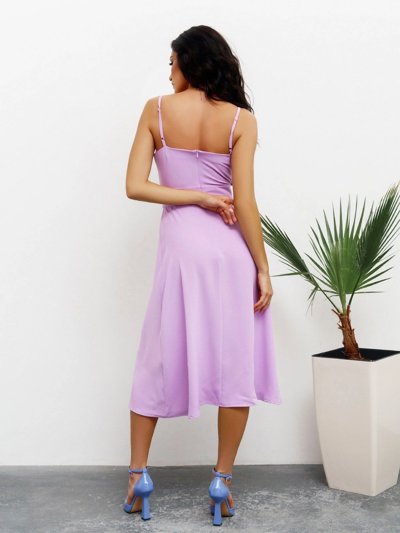 Платья ISSA Plus модель 13433_lilac Платья ISSA Plus модель 13433_lilac Фото