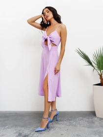 Платья ISSA Plus модель 13433_lilac Фото