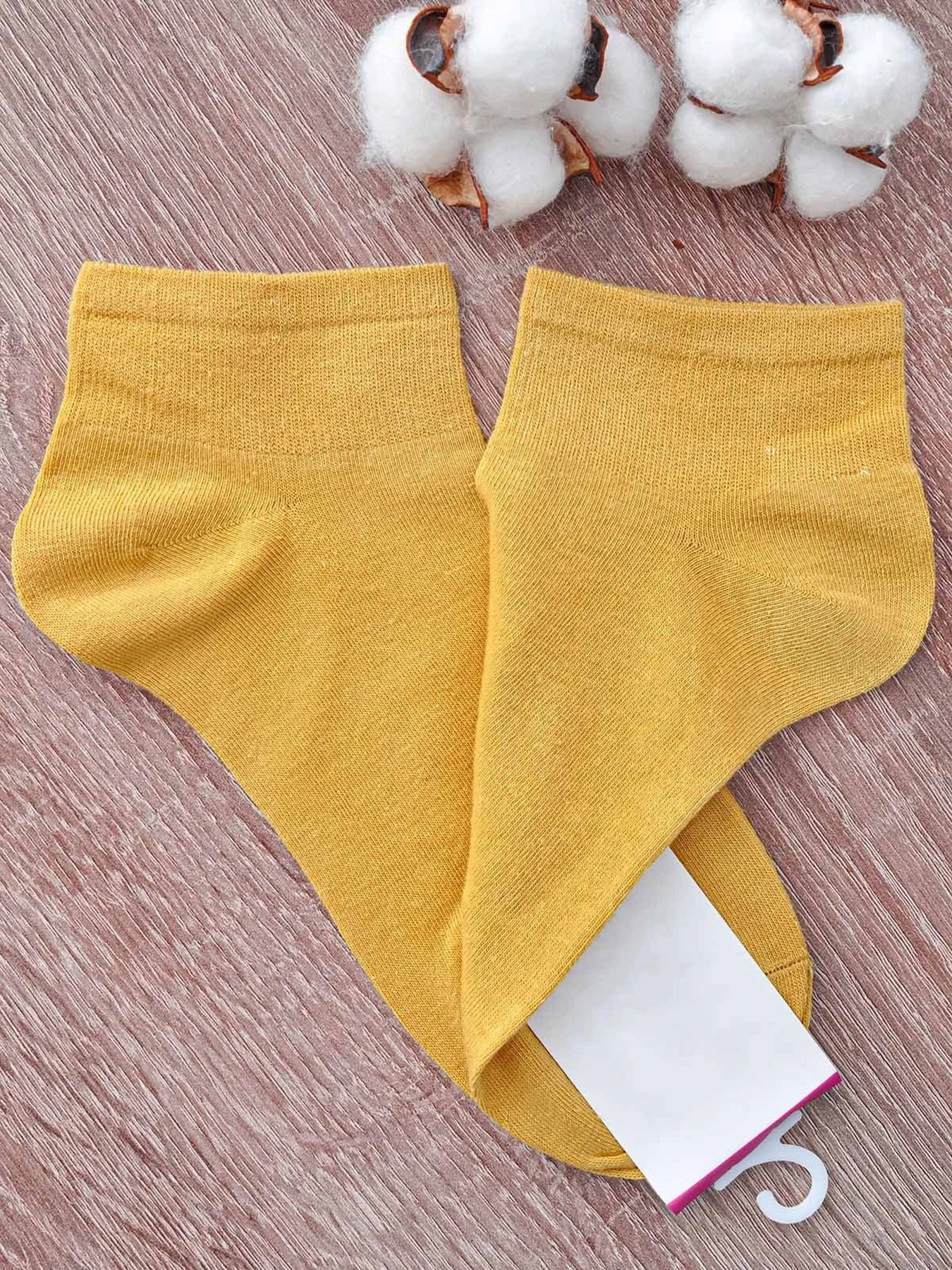 Носки и гольфы ISSA Plus модель NS-40_mustard Фото