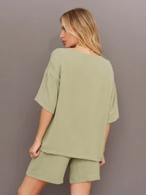 Костюми ISSA Plus модель 13437_khaki Фото