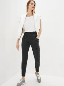 Брюки ISSA Plus модель 12264_darkgray Фото