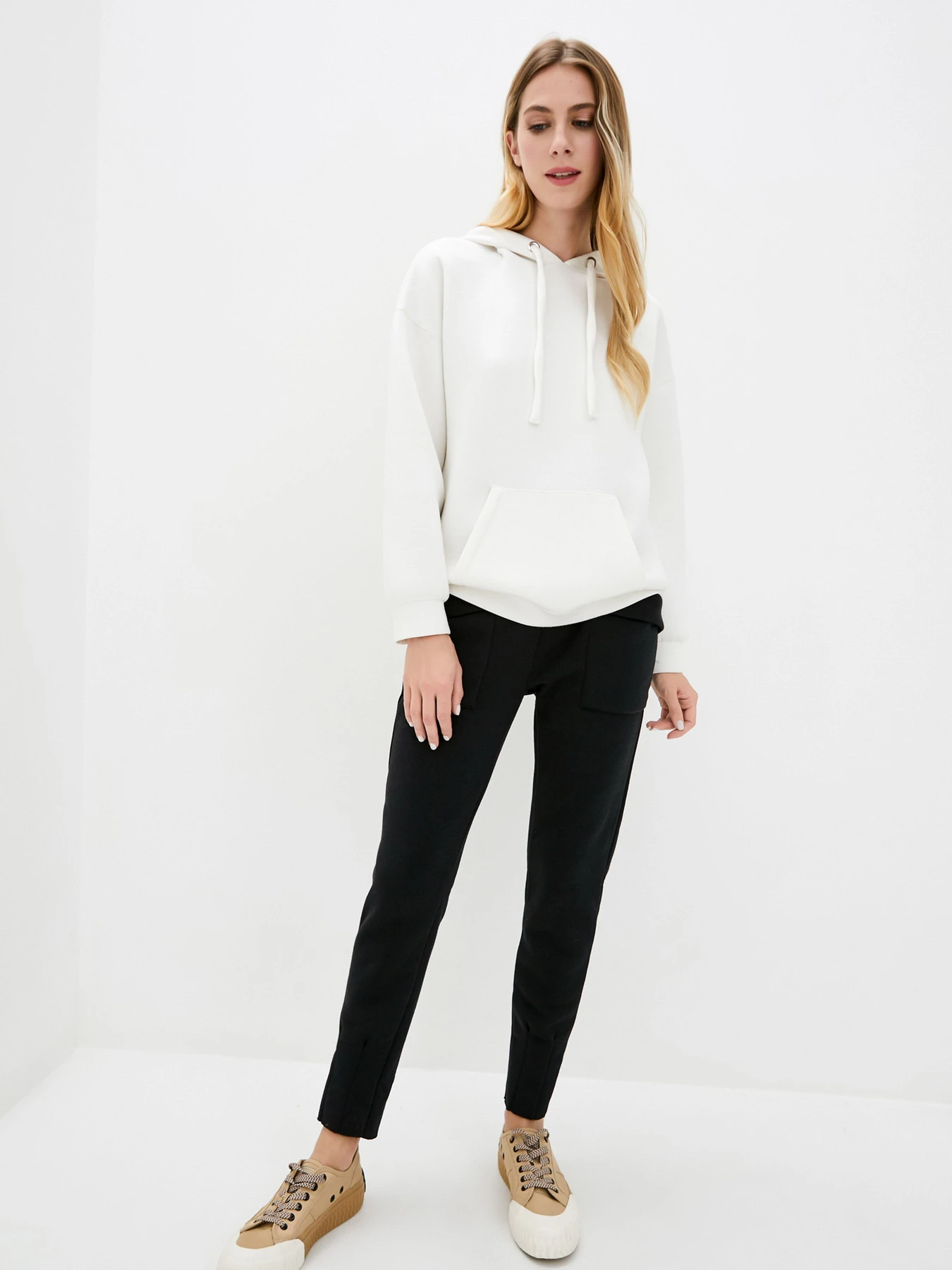 Брюки ISSA Plus модель 12264_black Брюки ISSA Plus модель 12264_black Фото